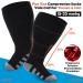 Ancrina Plus Size Compression Socks for Women & Men | 3XL-4XL Black - Ideal for Sports Running Air Travel & Cycling - Buy Online on GoSupps.com