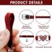 Cobee Bling Heart Cat Neck Band with Bell - Adjustable Rhinestone Pet Collar for Small Cats & Dogs - Safe & Stylish (Red) - Buy Online on GoSupps.com