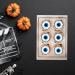 PRECUT Eyeball Cupcake Toppers Eyeballs Edible Cake Decorations Edible Halloween Decorations Halloween Cupcake Toppers Creepy Eye Cake Toppers (12) - Buy Online on GoSupps.com