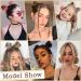 Sofeiyan 2PCS Mini Claw Clip Hair Bun Extension Updo Space Bun Synthetic Wig Accessory for Women - Light Ash Brown & Bleach Blonde - Buy Online on GoSupps.com