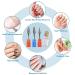 CGBE 3-Pack Nail Cutter Attachments | Tungsten Alloy Grinding Heads for Gel & Acrylic Nails | Fine & Medium Grit Hard Metal Bits - Buy Online on GoSupps.com