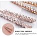 FRCOLOR 2 Pairs Rhinestone Bobby Pin Bling Crystal Metal Hair Clips Sparkly Hairpins Hair Accessories for Lady Women Girls Rose Gold - Buy Online on GoSupps.com