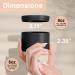 24-Pack 8oz Matte Black Candle Tins - Edgeless Cylinder Design - Bulk Candle Jars - Buy Online on GoSupps.com