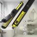 Wizchark 360 Airflow Styler | Professional 1 inch Flat Iron Hair Straightener & Curler | Dual Voltage Black Gold Hair Tool - Buy Online on GoSupps.com