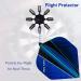 GOOSO Professional Steel Tip Darts Set 22G with Flights, Sharpener & Magnetic Case - 6 Pack - Buy Online on GoSupps.com