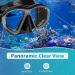 Findway Dry Snorkel Set for Adults - Anti-Fog Scuba Diving Mask with Wide View - Professional Snorkeling Gear in Black - Buy Online on GoSupps.com