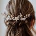 3 Pieces Silver Wedding Flower Hairpins - Bridal Headpiece & Accessories for Brides - Buy Online on GoSupps.com