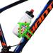 ZONKIE Green Bicycle Bottle Cage - Plastic Bike Holder with Mounting Base - Buy Online on GoSupps.com