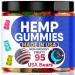 Hemp Gummies for Sleep Full Calm Relaxation Hempoil Infused Gummy Edibles-95 Fresh USA Bears
