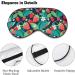 Shop Bright Strawberries & Berries Sleep Mask for Women | Adjustable Eye Shades with Elastic Strap - Perfect for Restful Sleep - Buy Online on GoSupps.com