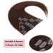 Buy Medium Brown Clip In Hair Extensions #4 - Real Remy Human Hair 8 Wefts 18 Clips - 80g 50cm | International Shipping - Buy Online on GoSupps.com