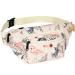 Fanny Pack for Men Women - Waist Bag Pack - Lightweight Belt Bag for Travel Sports Hiking Flamingo 11" x 5" x 6" L(11" x 5" x 6")