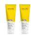 Acure Brightening Facial Scrub Duo Pack - 4 Fl Oz Each - 2 Pack - All Skin Types, Sea Kelp & French Green Clay - Softens, Detoxifies and Cleanses Brightening Duo