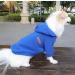 Hualisiji Dog Hoodie & Fleece Sweater - Comfortable Light Dog Sweatshirt for Chihuahuas (L Dark Blue) - Warm & Soft Texture Easy to Wear - Buy Online on GoSupps.com