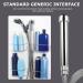 TSHAOUN Shower Enema Douche Kit with 3 Aluminum Shower Nozzle + Velvet Carry Bag + 2 Cleaning Brush Shower Douche Cleansing System Intimate Hygiene Colonic Cleanse Kit for Men and Women (Sliver) - Buy Online on GoSupps.com