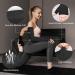 Lymphedema Compression Arm Sleeve with Gauntlet | 20-30 mmHg Support for Arthritis & Edema - Black (Large - Buy Online on GoSupps.com