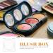 Clear Plastic Powder Cases with Round Top Lids - 4pcs Set for Makeup Storage - Buy Online on GoSupps.com