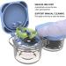 Portable Contact Lens Container & Travel Cosmetic Organizer - Ink Blue - Buy Online on GoSupps.com
