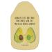 Mr. & Mrs. Panda Warm bottle Avocado couple - gift love healthy family pregnancy veggie heat bottle cover hot water bottle with reference yellow