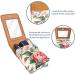 Travel Lipstick Organizer Case - Portable Floral Makeup Bag with Mirror | Shop Now for International Shipping - Buy Online on GoSupps.com