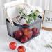 Friut Bowl Metal Wire Fruit Basket Countertop Metal Fruit Bowl Fruit Storage Basket for Bread Vegetable Snack Kitchen Storage Basket Fruit Plate (Color : Black) - Buy Online on GoSupps.com