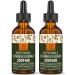 Aureasalus liposomal Ashwagandha drop 2000 mg pure natural Ashwagandha extract enrich probiotics and black pepper extract (Pack of 2) 60 ml (2 Pack)