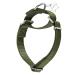 Then Martingal collars for dogs adjustably durable no escape stop pull dog collon nylon for large/medium/small dogs (L (42cm-66cm) military green) l (42cm-66cm) military green