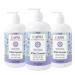 CAPRI ESSENTIALS Hand Soap Liquid Natural Household Cleaning Supplies Gentle Plant Based Aromatic Hand Wash Blend of Essential Oils Removes Dirt & Grime White Lavender Scent 16 FL Oz (3 Pack) 16 Fl Oz (Pack of 3)