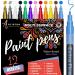 ARTISTRO Paint Pens for Rock Painting  Stone  Ceramic  Glass  Wood  Canvas. Set of 12 Acrylic Paint Markers Extra-fine Tip 12 Extra-Fine Tip