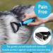 DakPets All-In-One Grooming Tool for Cats & Dogs | Metal Undercoat Rake, Detangling Comb, Shedding Blade & Grooming Brush | Blue | Medium to Long Hair - Buy Online on GoSupps.com