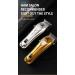 High Power Gold Hair Clippers - Full Metal Body Digital Display & Base Charging for Salon Use - Buy Online on GoSupps.com