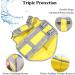 Shop Vivaglory Sporty Pet Security Vest for Dogs - Durable Comfortable Neoprene Rescue Vest in Yellow Large (64-76cm Chest) - Buy Online on GoSupps.com
