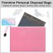 100 Pcs Feminine Disposal Bags & 2 Sanitary Pouches | Hygiene Storage for Tampons, Pads, Liners | Black Opaque Bags - Buy Now! - Buy Online on GoSupps.com