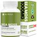 New BONUS SIZE HIGH POTENCY 1000mg Irish Sea Moss Capsules (2 capsules per serving) with Seawrack Burdock & Zinc. Immune Support Improved Skin Hair Nail Health Powerful Antioxidant. Natural Iodine. Non-GMO Vegan Gluten Free. 90 Easy to Swallow Capsules 1 