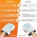 Snailax Wireless Hand Massager with Heat, Compression, Vibration - Pain Relief for Arthritis, Carpal Tunnel, Finger Numbness - Improve Circulation - Perfect Gift Idea (White) - Buy Online on GoSupps.com