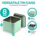 Hearts & Crafts 8 oz Mint Square Candle Tins - 24-Pack Bulk Jars for Candle Making, Arts & Crafts, Storage, Gifts - Empty Candle Jars with Lids - Buy Online on GoSupps.com
