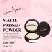 Vera Moore Matte Pressed Powder | Full Coverage Makeup Setting Compact for All Skin Types (Linen 12.5g) - Shine-Free Flawless Finish - Buy Online on GoSupps.com
