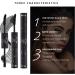 Mimore Double Effect Thick Mascara Natural Thick Waterproof Makeup Mascara Thick Thickening Lengthening False Eyelash Effect Mascara Black Mascara No Smudging Lasting All Day - Buy Online on GoSupps.com