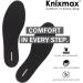 Knixmax 3 Pairs Memory Foam Insoles for Women | Super Soft Shoe Inserts | Cushioned Inner Soles for Sneakers, Slippers, Boots | Black Grey Pink, EU 36-41 - Buy Online on GoSupps.com