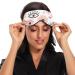 Haskirky Light Blocking Eye Mask Breathable and Adjustable Adult Men and Women Travel on Business Trips Yoga Meditation Light Smooth Comfortable Eye Mask Office Deep Sleep Goodies Boho Eyes - Buy Online on GoSupps.com
