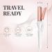 34mm Ceramic Curling Wand for Short to Long Hairstyles - Lily England Rose Gold Curling Tongs - Adjustable Temperature - 2M Swivel Cord - Buy Online on GoSupps.com