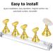 Yasmous 2 Sets Magnetic Crystal Nail Art Holder Display Stands - Gold and Silver | Nail Art Practice for False Nails Manicure - Buy Online on GoSupps.com