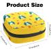 Stylish Menstruation Pad Bag with Zipper | Cute Cartoon Owl & Maple Leaf Pattern | Perfect Women & Girls Tampon Pouch - Buy Online on GoSupps.com