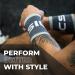 PICSIL Cotton Wrist Sweatbands - Absorbent & Stretchable Bands for Fitness & Tennis - Anti-Chafing - 1 Pair Grey - Buy Online on GoSupps.com