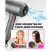 Tuare 2000W Professional Ionic Hair Dryer with Diffuser and Concentrator - Fast Drying, 2 Speeds, 3 Heat Settings, Cool Shot Button - Gray - Buy Online on GoSupps.com