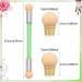 Greoer Nail Art Sponge Brush Applicator with 4 Replacement Heads - Ombre Sponge Nail Design Tool for UV Gel and False Nails - Green - Buy Online on GoSupps.com