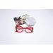 Eyekepper Oversized Cat Eye Reading Glasses for Women - Fashionable Red 3.0x with Spring Hinge - International Shipping Available - Buy Online on GoSupps.com