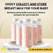 STERIFEED Reusable Breast Milk Bottles (6-Pack) Each Bottle (250 mls) in tamper evident bags | Hospital Quality with Locktight Caps Baby Milk Bottle Sterile Ready to use 250.00 ml (Pack of 1) - Buy Online on GoSupps.com