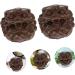 Solustre 8pc Wooden Animal Statues - Wenwan Handle Wealth Protecting Decor & Handicrafts - Buy Online on GoSupps.com