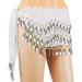 DROK Belly Dancing Belts - 10PCS Hip Scarfs with 128 Silver Coins for Belly Dance - Buy Online on GoSupps.com